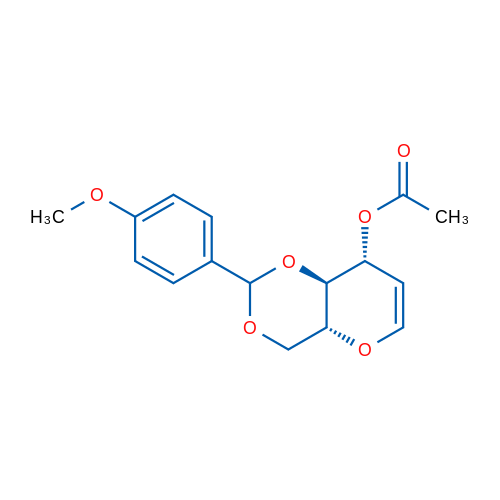 (4AR,8R,8aS)-2-(4-methoxyphenyl)-4,4a,8,8a-tetrahydropyrano[3,2-d][1,3]dioxin-8-yl acetate 1g