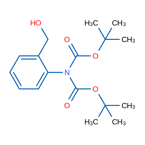 Di-tert-butyl (2-(hydroxymethyl)phenyl)imidodicarbonate 1g
