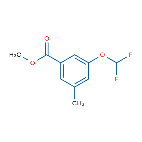 Methyl 3-(difluoromethoxy)-5-methylbenzoate 1g