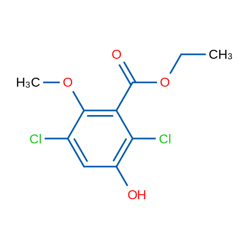 Ethyl 2,5-dichloro-3-hydroxy-6-methoxybenzoate 1g