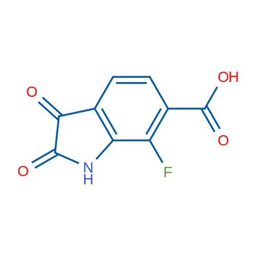 7-Fluoro-2,3-dioxoindoline-6-carboxylic acid 1g