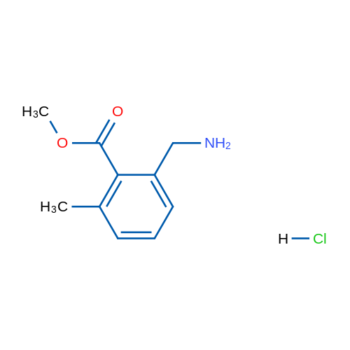 Methyl 2-(aminomethyl)-6-methylbenzoate hydrochloride 1g