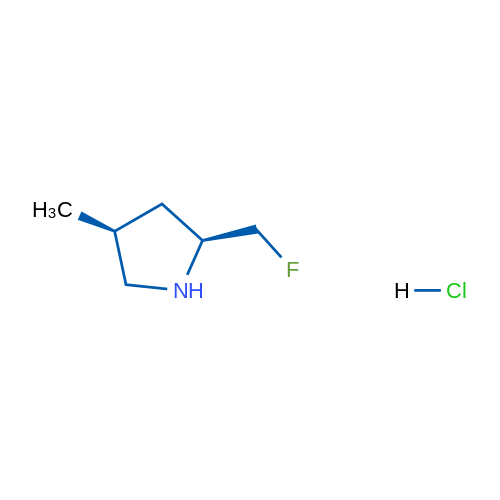 (2S,4S)-2-(Fluoromethyl)-4-methylpyrrolidine hydrochloride 1g