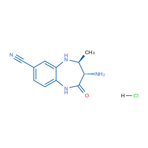(3S,4S)-3-Amino-4-methyl-2-oxo-2,3,4,5-tetrahydro-1H-benzo[b][1,4]diazepine-7-carbonitrile hydrochloride 1g