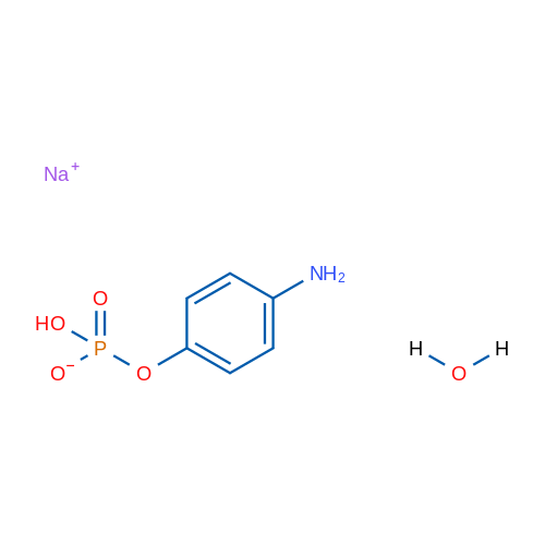 Sodium 4-aminophenyl hydrogenphosphate hydrate 250mg