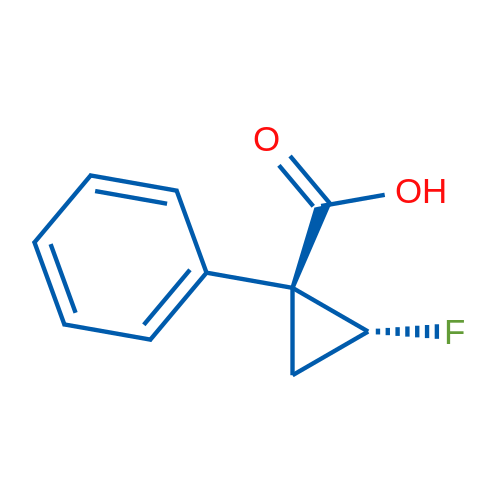 trans-2-fluoro-1-phenylcyclopropanecarboxylic acid 1g