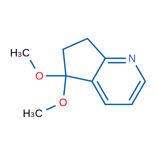 5,5-Dimethoxy-6,7-dihydro-5H-cyclopenta[b]pyridine 1g