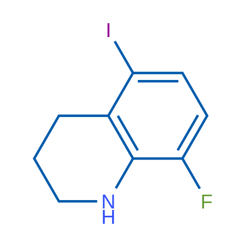 8-Fluoro-5-iodo-1,2,3,4-tetrahydroquinoline 1g