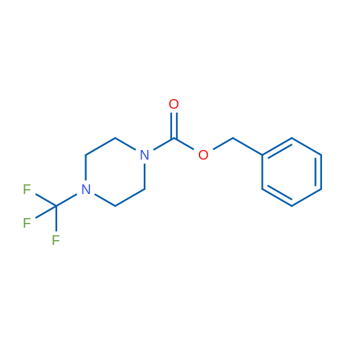 Benzyl 4-(trifluoromethyl)piperazine-1-carboxylate 1g