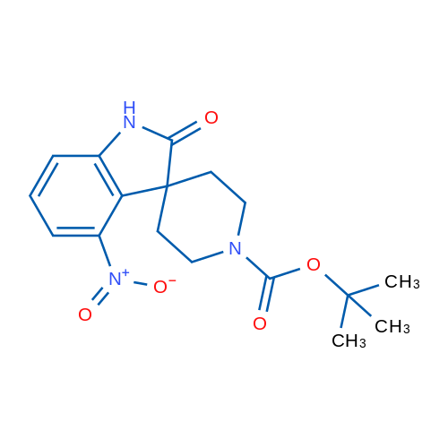 tert-Butyl 4-nitro-2-oxospiro[indoline-3,4'-piperidine]-1'-carboxylate 1g