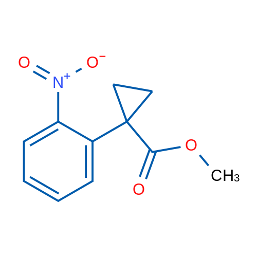 Methyl 1-(2-nitrophenyl)cyclopropanecarboxylate 1g