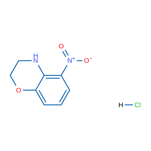 5-Nitro-3,4-dihydro-2H-benzo[b][1,4]oxazine hydrochloride 1g
