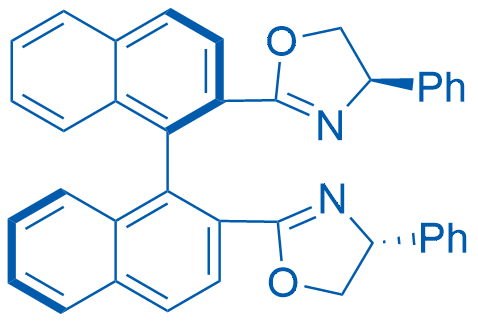 (1R)-2,2'-Bis((R)-4-phenyl-4,5-dihydrooxazol-2-yl)-1,1'-binaphthalene 100mg