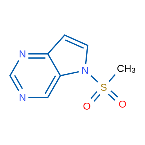 5-(Methylsulfonyl)-5H-pyrrolo[3,2-d]pyrimidine 1g