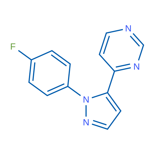 4-(1-(4-Fluorophenyl)-1H-pyrazol-5-yl)pyrimidine 1g
