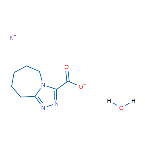 Potassium 6,7,8,9-tetrahydro-5H-[1,2,4]triazolo[4,3-a]azepine-3-carboxylate hydrate 1g