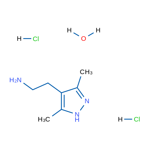 2-(3,5-Dimethyl-1H-pyrazol-4-yl)ethanamine dihydrochloride hydrate 1g