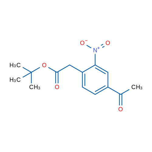 tert-Butyl 2-(4-acetyl-2-nitrophenyl)acetate 1g