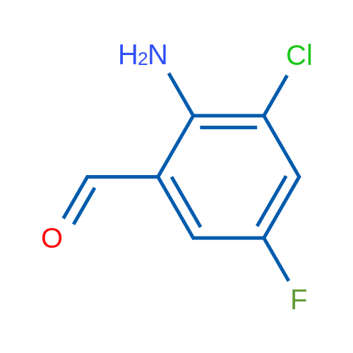 2-Amino-3-chloro-5-fluorobenzaldehyde 1g