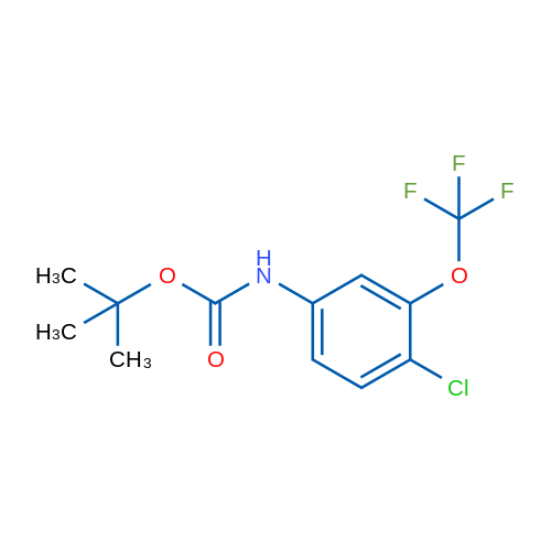tert-Butyl (4-chloro-3-(trifluoromethoxy)phenyl)carbamate 1g