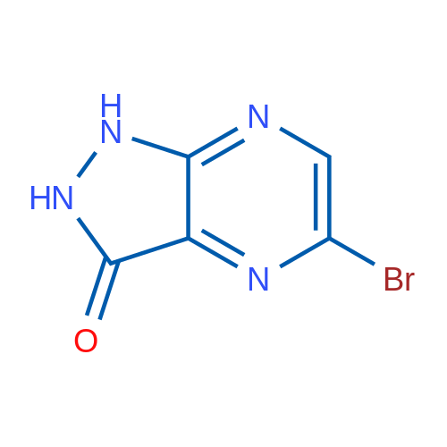 5-Bromo-1H-pyrazolo[3,4-b]pyrazin-3(2H)-one 1g