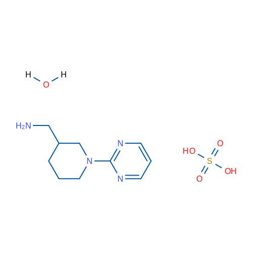 (1-(Pyrimidin-2-yl)piperidin-3-yl)methanamine sulfate hydrate 5g