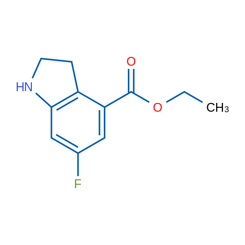 Ethyl 6-fluoroindoline-4-carboxylate 1g