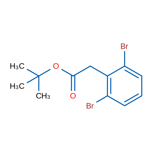 tert-Butyl 2-(2,6-dibromophenyl)acetate 1g