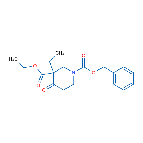 1-Benzyl 3-ethyl 3-ethyl-4-oxopiperidine-1,3-dicarboxylate 1g