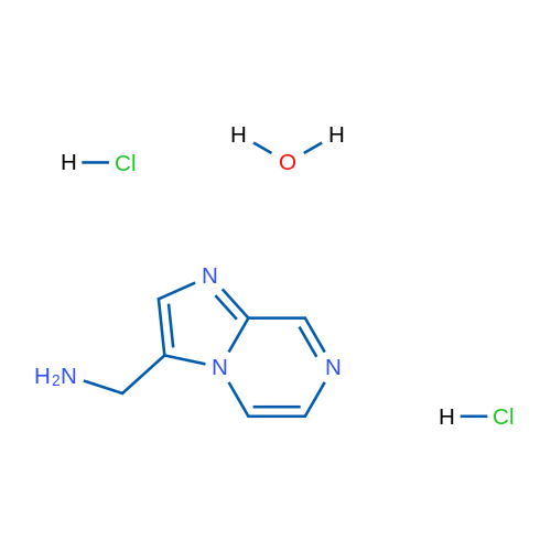 Imidazo[1,2-a]pyrazin-3-ylmethanamine dihydrochloride hydrate 1g