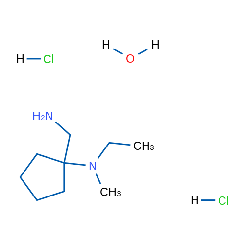 1-(Aminomethyl)-N-ethyl-N-methylcyclopentanamine dihydrochloride hydrate 1g