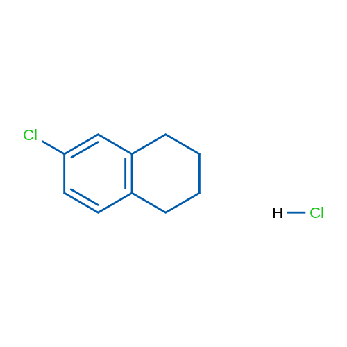 6-Chloro-1,2,3,4-tetrahydronaphthalene hydrochloride 1g