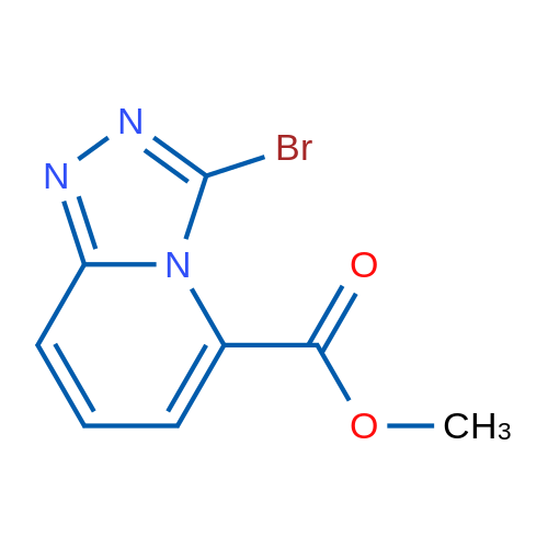 Methyl 3-bromo-[1,2,4]triazolo[4,3-a]pyridine-5-carboxylate 1g