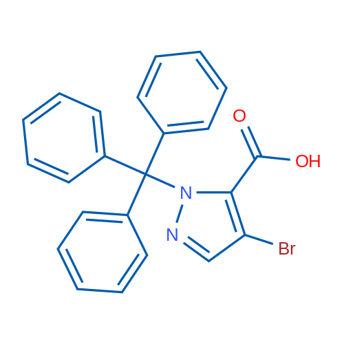 4-Bromo-1-trityl-1H-pyrazole-5-carboxylic acid 1g