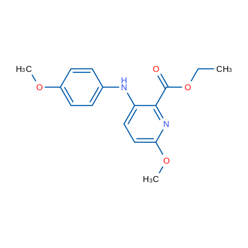 Ethyl 6-methoxy-3-((4-methoxyphenyl)amino)picolinate 1g
