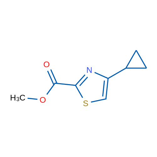Methyl 4-cyclopropylthiazole-2-carboxylate 1g