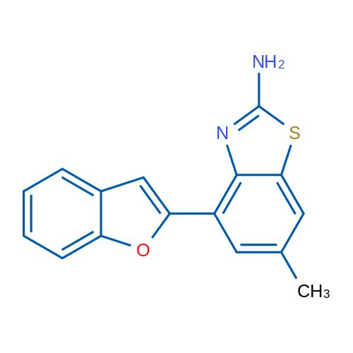 4-(Benzofuran-2-yl)-6-methylbenzo[d]thiazol-2-amine 1g
