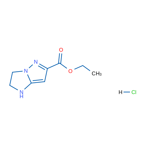 Ethyl 2,3-dihydro-1H-imidazo[1,2-b]pyrazole-6-carboxylate hydrochloride 1g