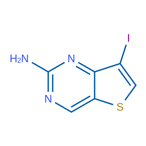 7-Iodothieno[3,2-d]pyrimidin-2-amine 1g