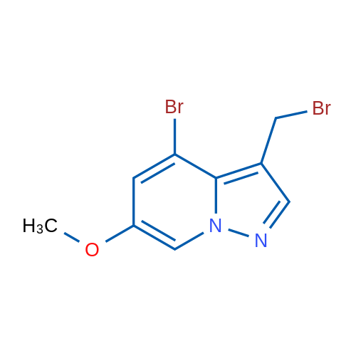 4-Bromo-3-(bromomethyl)-6-methoxypyrazolo[1,5-a]pyridine 1g