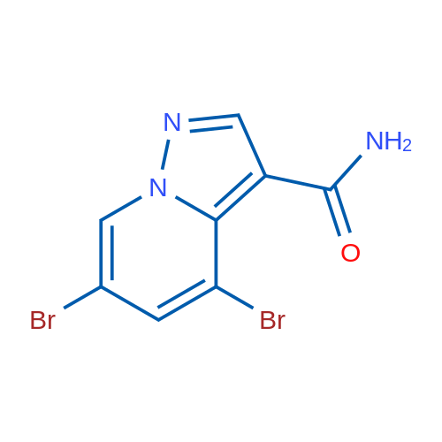 4,6-Dibromopyrazolo[1,5-a]pyridine-3-carboxamide 1g