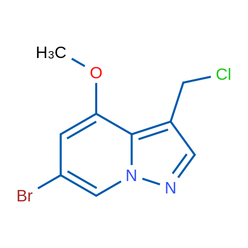 6-Bromo-3-(chloromethyl)-4-methoxypyrazolo[1,5-a]pyridine 1g
