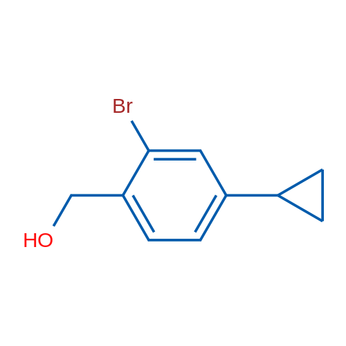(2-Bromo-4-cyclopropylphenyl)methanol 1g