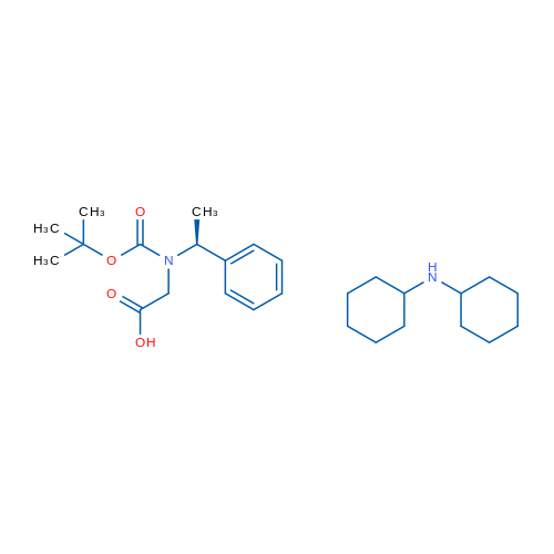 (S)-Boc-N-(1-phenylethyl)-glycine dicyclohexylammonium salt 1g