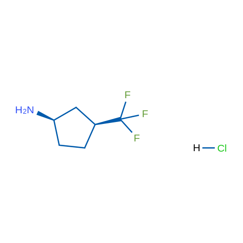 cis-3-(Trifluoromethyl)cyclopentan-1-amine hydrochloride 1g