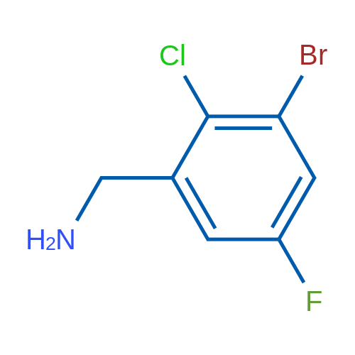 (3-Bromo-2-chloro-5-fluorophenyl)methanamine 1g