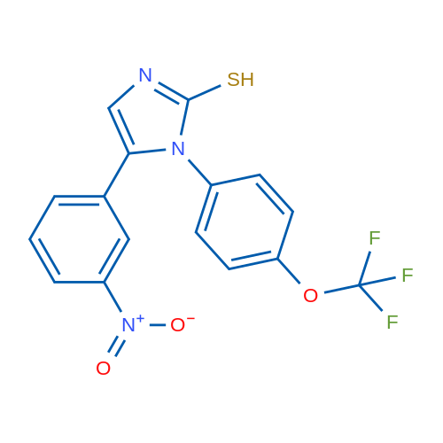 5-(3-nitrophenyl)-1-[4-(trifluoromethoxy)phenyl]-1H-imidazole-2-thiol 1g