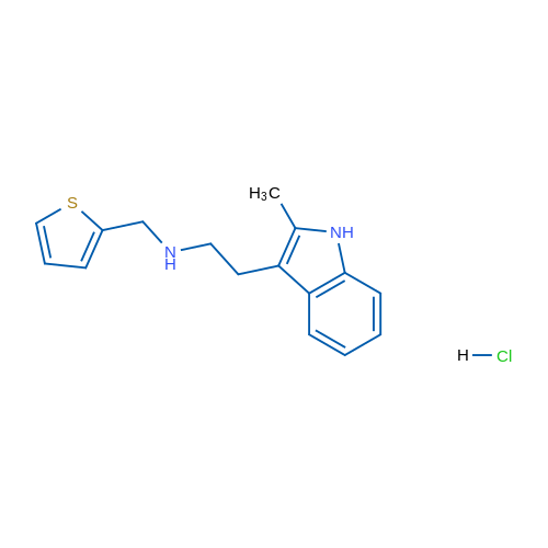 2-(2-methyl-1H-indol-3-yl)-N-(thiophen-2-ylmethyl)ethan-1-amine hydrochloride 1g