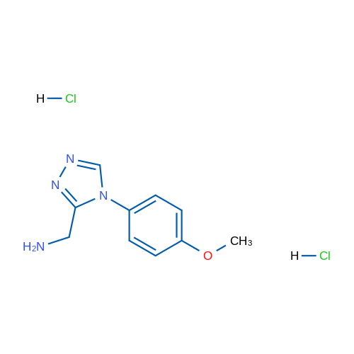 {[4-(4-methoxyphenyl)-4H-1,2,4-triazol-3-yl]methyl}amine dihydrochloride 1g