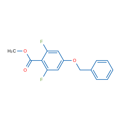 4-Benzyloxy-2,6-difluorobenzoic acid methyl ester 1g